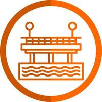 Pier Vector Icon Design