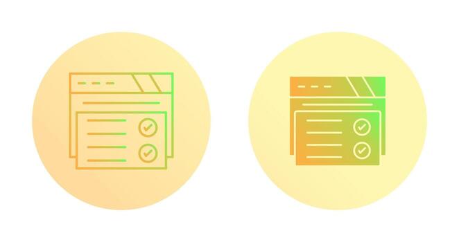 Web Browser Vector Icon