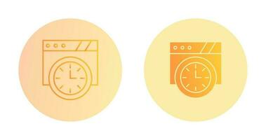 Wall Clock Vector Icon