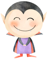 aquarelle dessin animé dracula png