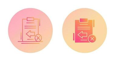 Return Failed Vector Icon