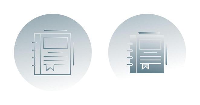 Spring Notebook Vector Icon