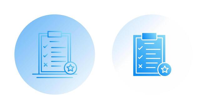 icono de vector de lista de tareas
