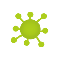 Virus isolated icon png