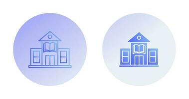 Library Building Vector Icon