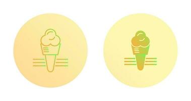 icono de vector de helado