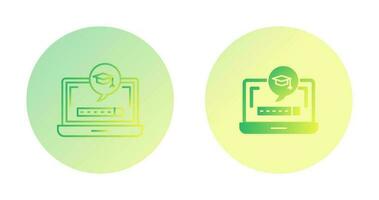 Digital Learning Vector Icon
