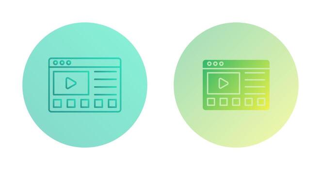 icono de vector de tutoriales en línea