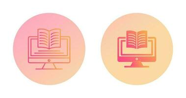Digital Learning Vector Icon