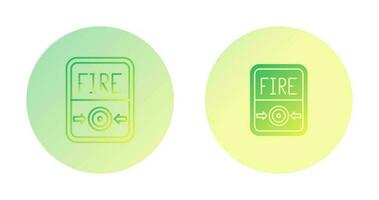 Fire Button Vector Icon