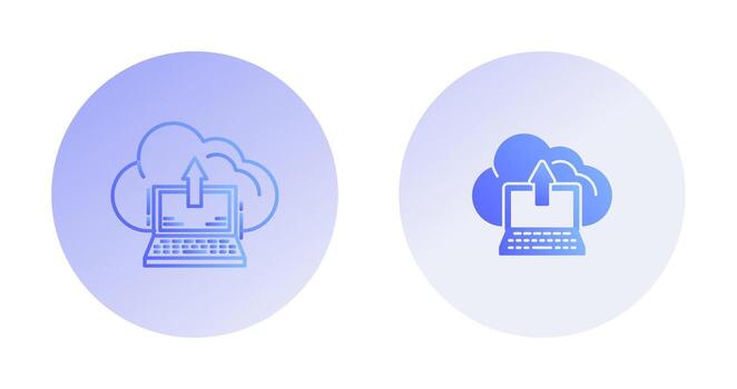 icono de vector de copia de seguridad