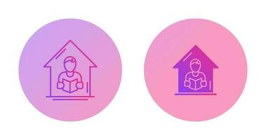 Home Learning Vector Icon