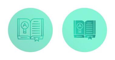 Open Book Vector Icon