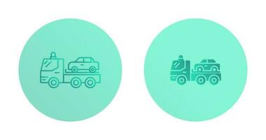 Tow Truck Vector Icon