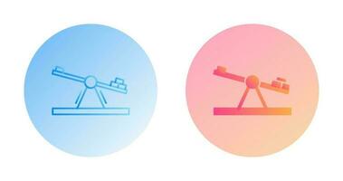 Seesaw Vector Icon