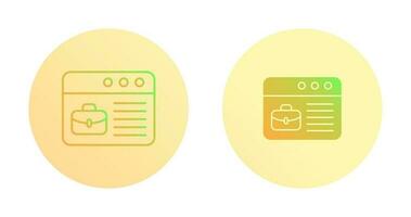 Online Recruitment Vector Icon