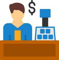 Cashier Vector Icon Design