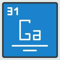 Gallium Vector Icon Design