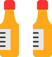 Beer bottles Vector Icon Design