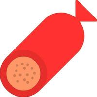 diseño de icono de vector de salami