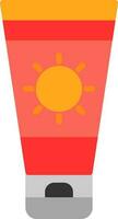 Sun cream Vector Icon Design