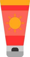 Sun cream Vector Icon Design