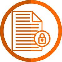 Secure data Vector Icon Design