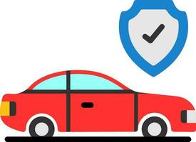 Car insurance Vector Icon Design