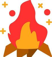 Bonfire Vector Icon Design