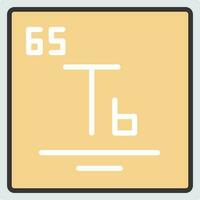 Terbium Vector Icon Design