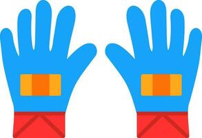 guantes, vector, icono, diseño vector