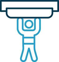 Hanging man Vector Icon Design