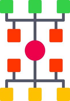 diseño de icono de vector de algoritmo