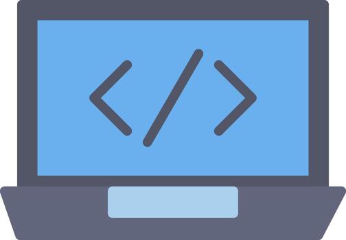 Coding Vector Icon Design