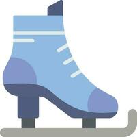 Ice skates Vector Icon Design