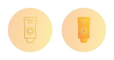 Sun Cream Vector Icon