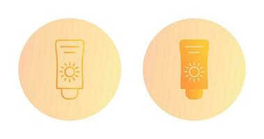 Sun Cream Vector Icon