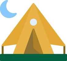 Tent Vector Icon Design