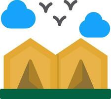 Camping Vector Icon Design