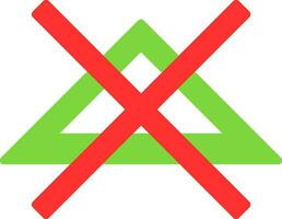 No bleach Vector Icon Design