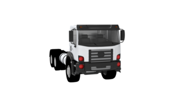 white truck transparent background png