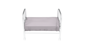 hospital bed on transparent background png