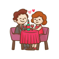 Happy valentine day sticker png