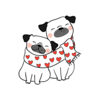 Happy valentine day sticker png