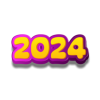 contento nuovo anno 2024 png