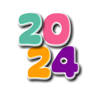 contento nuovo anno 2024 png