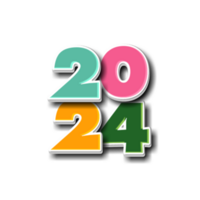 feliz año nuevo 2024 png