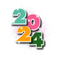 feliz año nuevo 2024 png