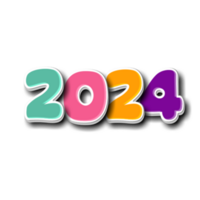 Lycklig ny år 2024 png