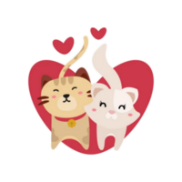 Happy valentine day sticker png